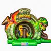 Bouncedome Jurassic World met glijbaan Bouncedome Jurassic World met glijbaan