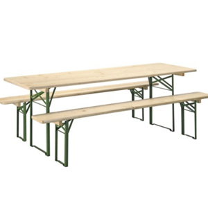 Biertafel met 2 banken Biertafel met 2 banken