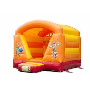 Springkussen Circus – vrolijk circusthema, compact en ideaal voor kinderfeestjes Springkussen Circus – Vrolijk en compact