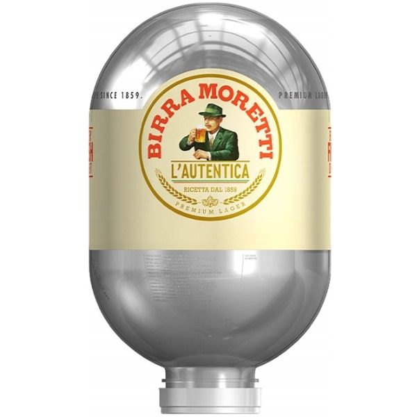 Bierblade Bira Moretti Fust 8 liter Bierblade Bira Moretti Fust 8 liter
