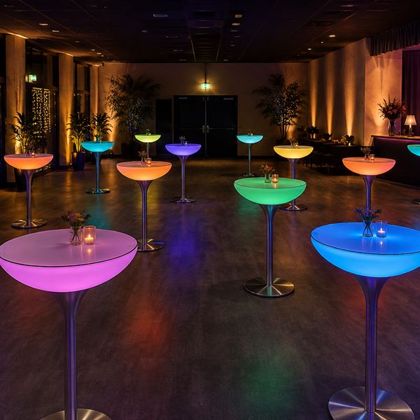 Luxe LED Statafel met sfeervolle verlichting