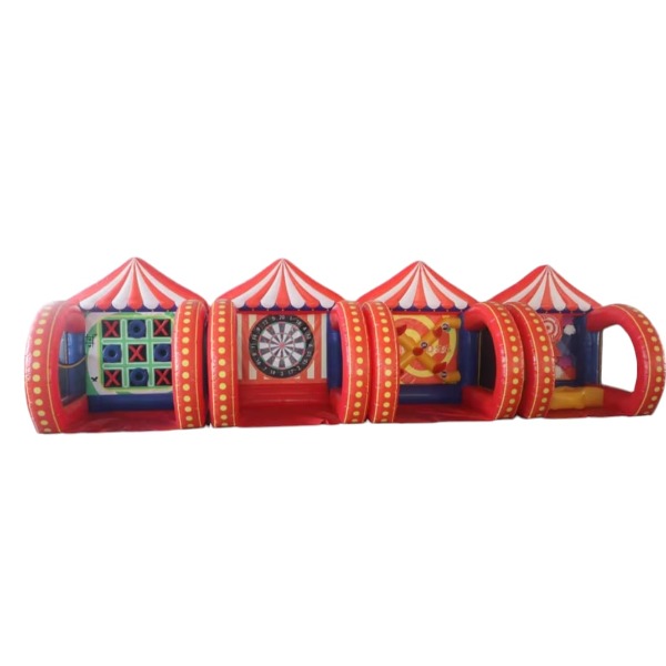 Opblaasbare spellen set in Circus thema